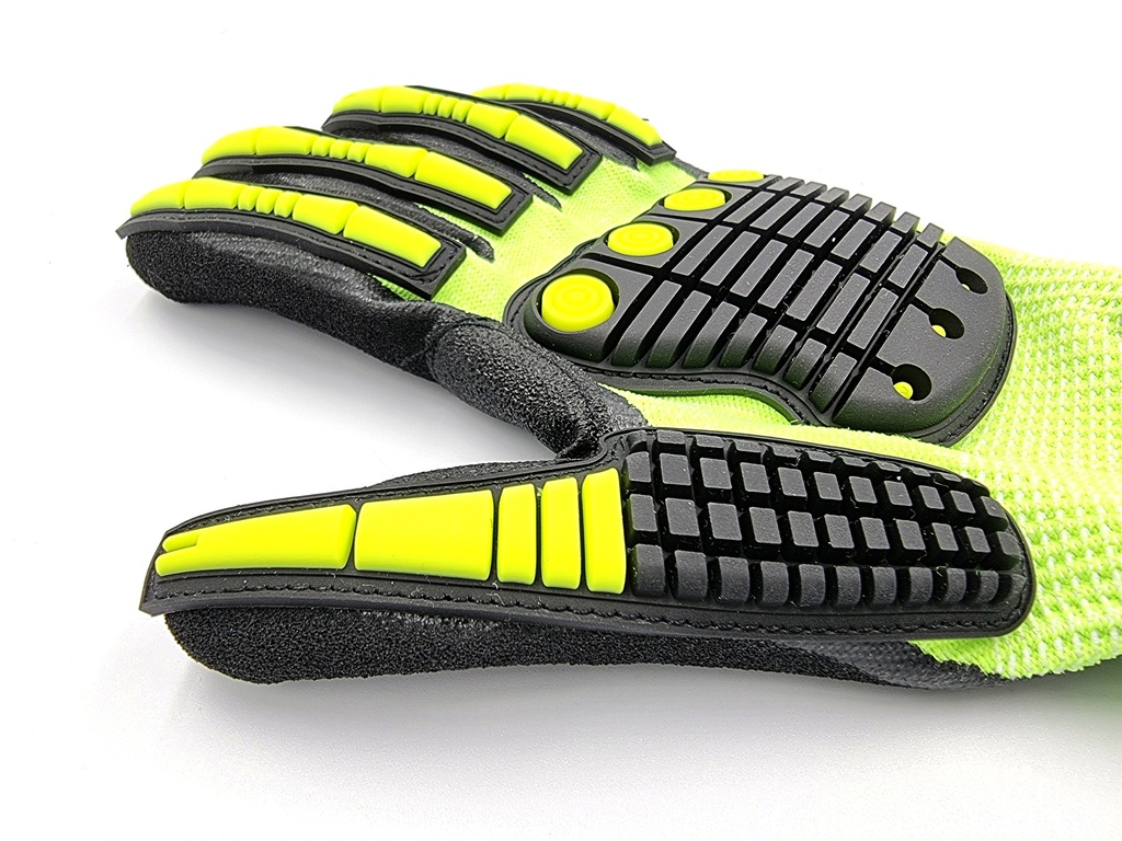 FlemX, FlemGuard, Impact Work Gloves, Sandy Nitrile Palm, EN 4544DP