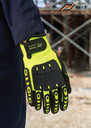 FlemX, FlemGuard, Impact Work Gloves, Sandy Nitrile Palm, EN 4544DP