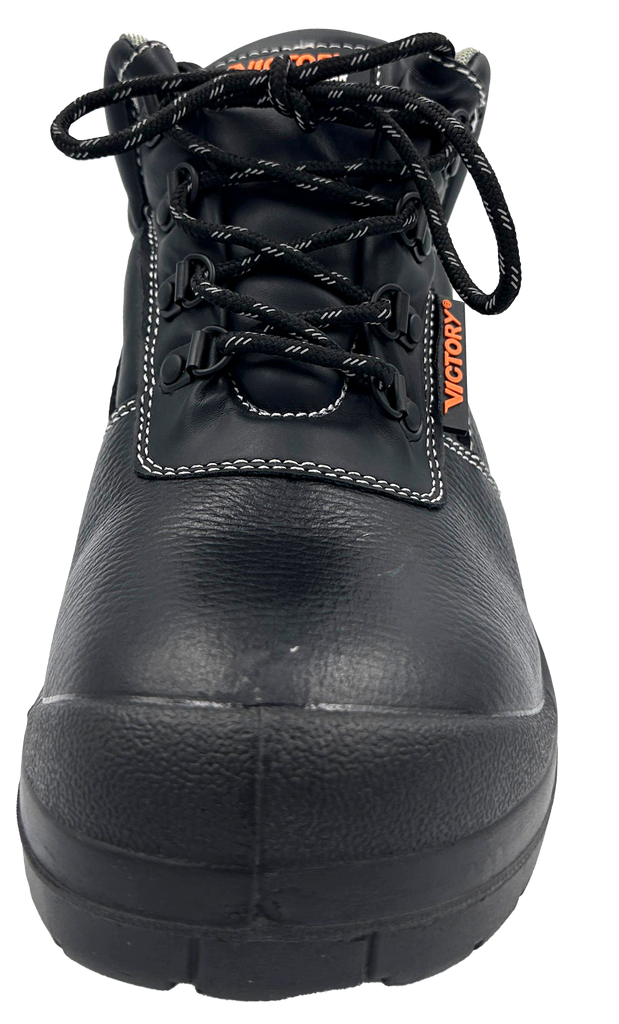 Victory, AirStep VS102, Mid-cut Safety Shoes, Lace-Up, S1PS SR, Black, Size UK 03