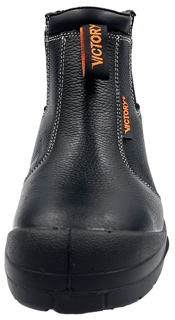 Victory, AirStep VS104, Mid-cut Safety Shoes, Slip-On, S3S SR, Black, Size UK 03