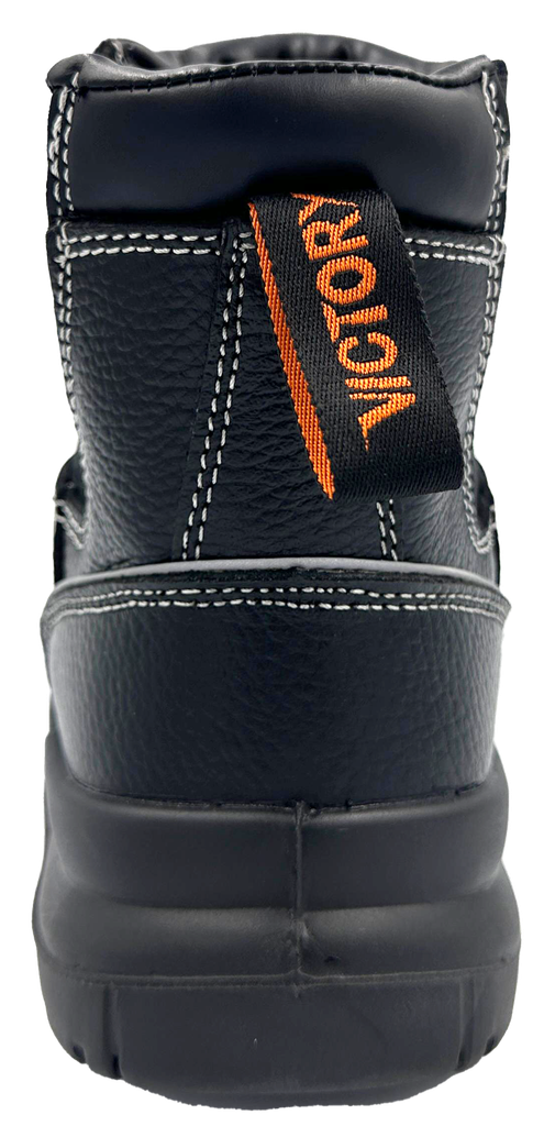 Victory, AirStep VS104, Mid-cut Safety Shoes, Slip-On, S3S SR, Black, Size UK 03