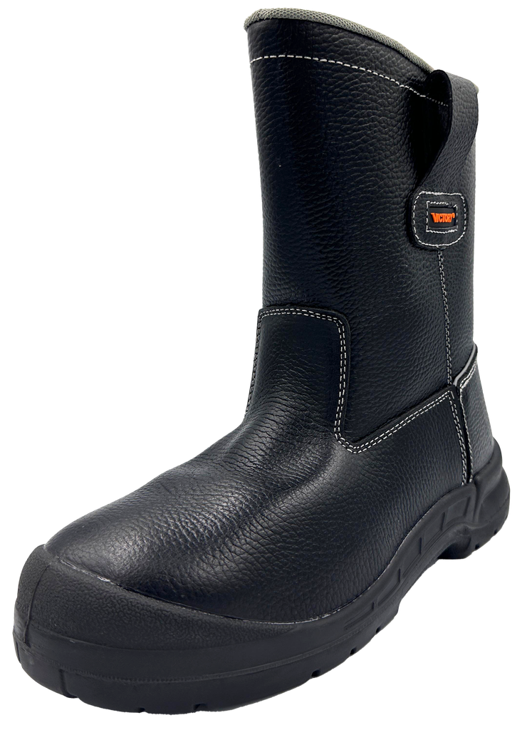 Victory, AirStep VS105, High-cut Safety Shoes, Pull-Up, S3S SR, Black, Size UK 03