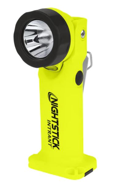 Nightstick, INTRANT® Intrinsically Safe Dual-Light Angle Light - 3 AA , Lime Green - UL913 / ATEX Zone 0, 5566GX