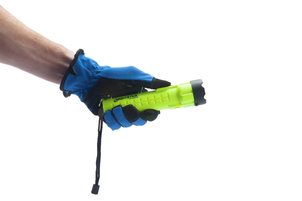 Nightstick, Intrinsically Safe Dual-Light Torch w/Magnets - 3 AA (not included) Lime Green, ATEX Zone 0, 5422GMXA