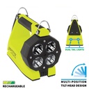 Nightstick, INTEGRITAS 82 Instrinsically Safe Lantern w/Articulating Head - Li-Ion - Green - UL913, 5582GX