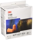3M, 1100, Foam Earplugs, Uncorded, 200pairs/box