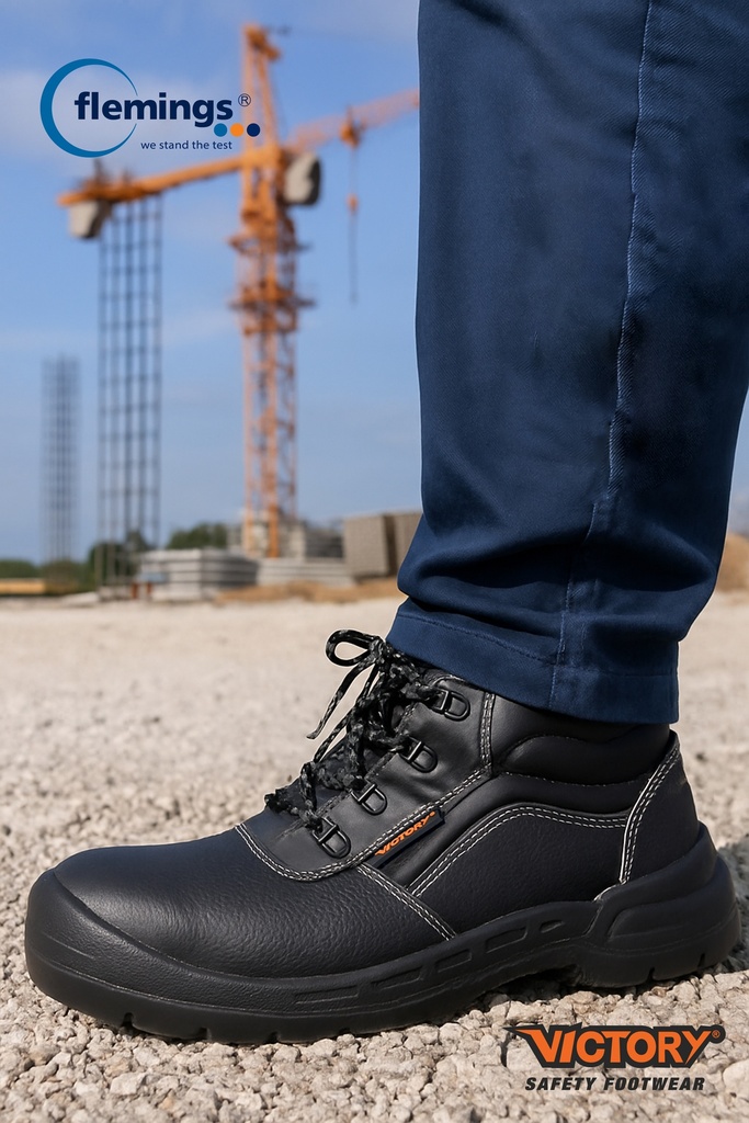 Victory, AirStep VS102, Mid-cut Safety Shoes, Lace-Up, S1PS SR