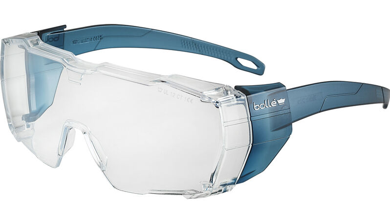 Bolle Safety, Swift OTG, OTG Safety Glasses, AS/AF, Clear Lens
