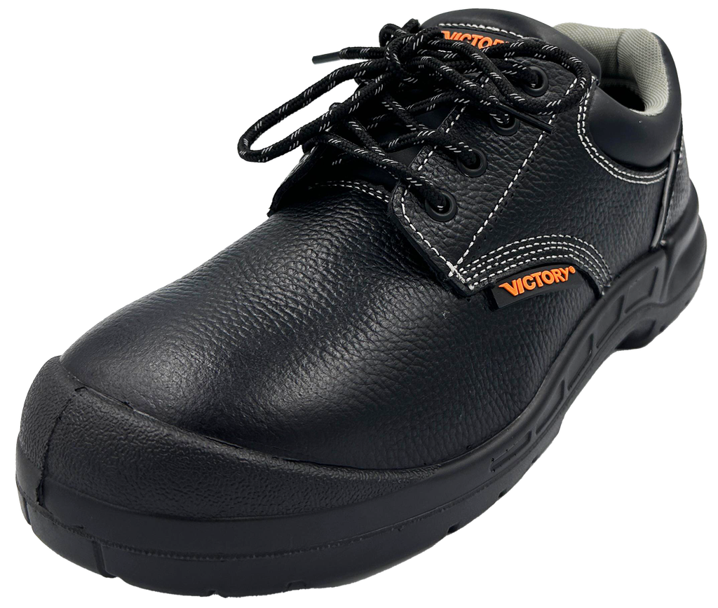 Victory, AirStep VS100, Low-cut Safety Shoes, Lace-Up, S1PS SR, Black, Size UK 03
