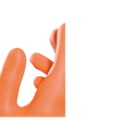 Mapa Professional, Alto 299, Chemical Gloves, Latex, Orange, 31cm