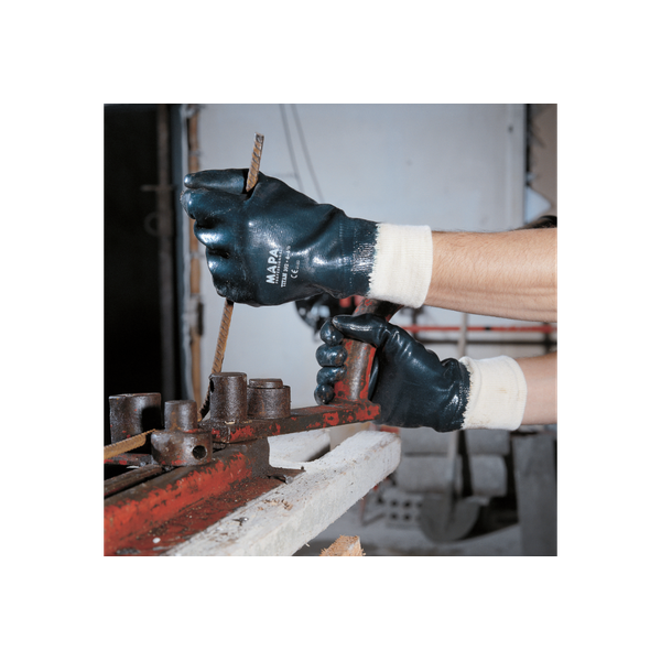 Mapa Professional, Titan 392, Work Gloves, Nitrile fully coated, EN 4111X