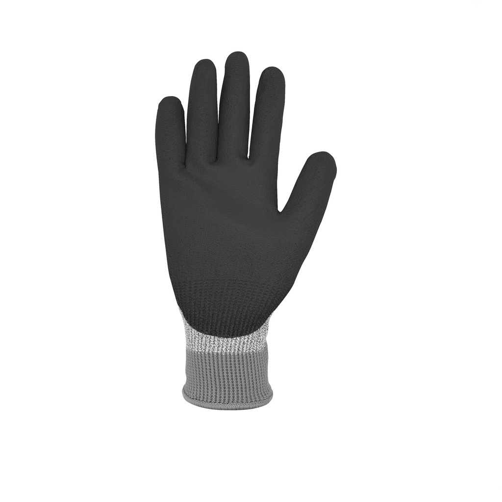 FlemX, FlemAtom, Knitted Cut-resistant Work Gloves, Polyurethane Palm,, EN 4X44D