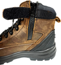 Victory, ProStep VD203, Mid-cut Safety Shoes, Side-Zip with Lace, S3S SR, Brown