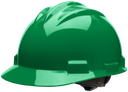 Bullard USA, 61KGBFG, S61, Industrial Safety Helmet, Non-vented, Cap style, 4 point Flexgen ratchet, Kelly Green
