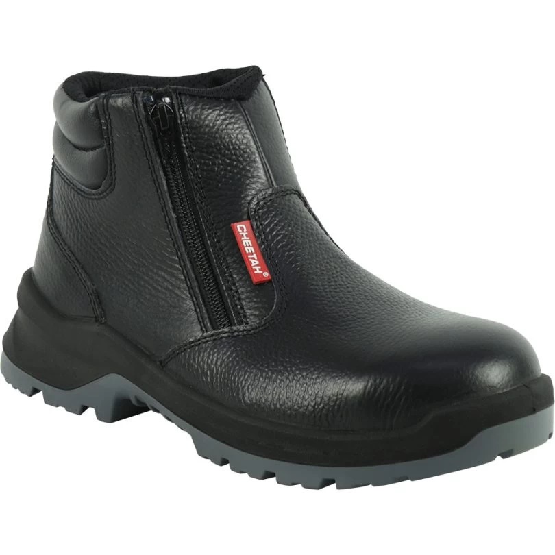 Cheetah Safety, Rebound 7111, Mid-cut Safety Shoes, Side-Zip, S1P SRC