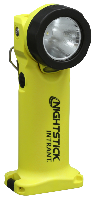 Nightstick, INTRANT® Intrinsically Safe Dual-Light Angle Light - 3 AA , Lime Green - UL913 / ATEX Zone 0, 5566GX