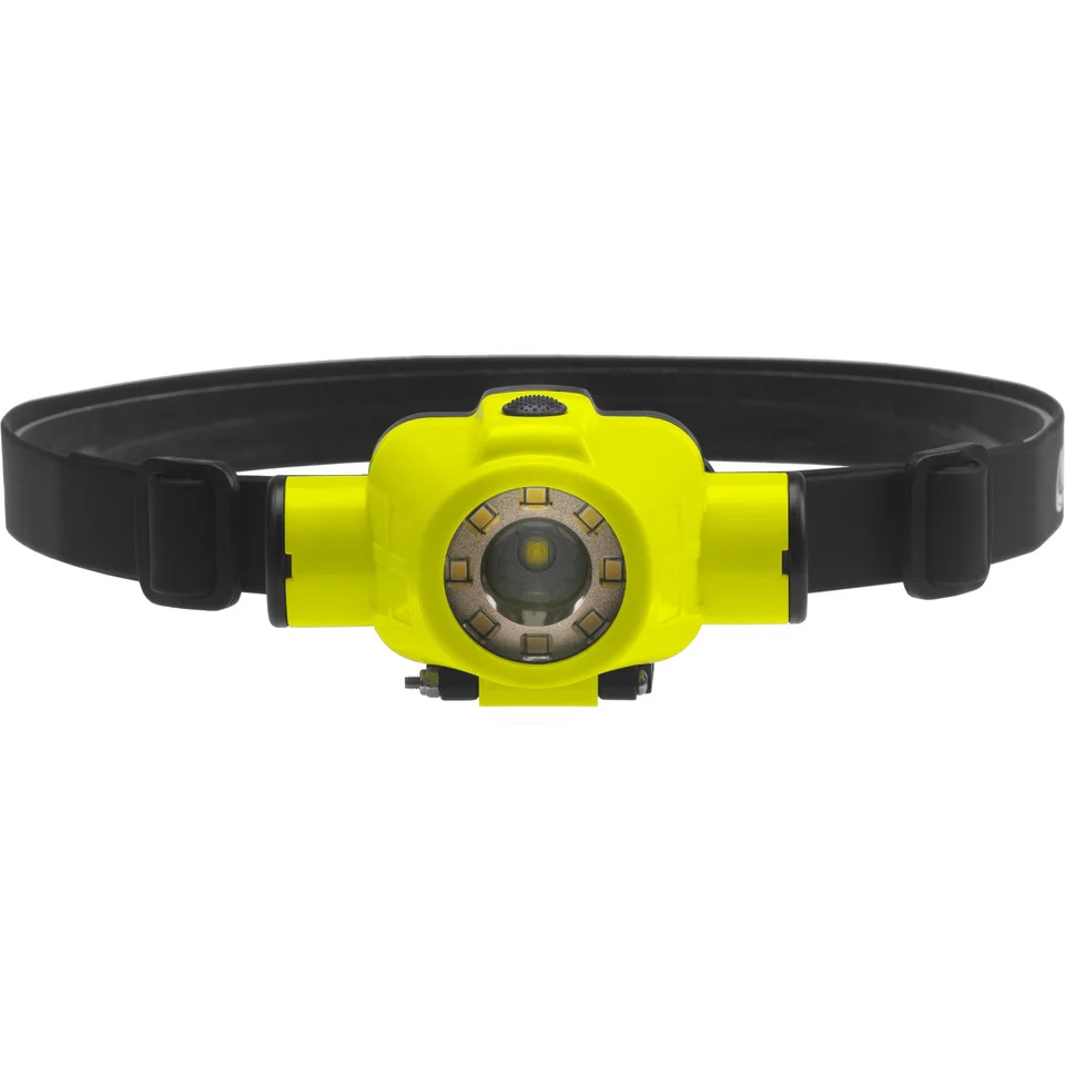 Nightstick, Intrinsically Safe Dual-Light Headlamp - USB Lime Green - UL913 / ATEX Zone 0, 5553G