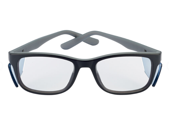 Bolle Safety, KICMBKGY, Kick RX, Prescription Safety Glasses Frame, Black/Grey
