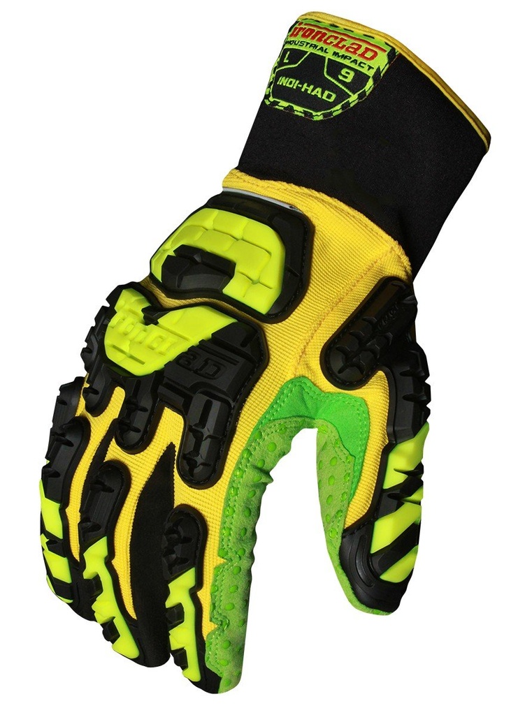 Ironclad, INDI-HAD High Abrasion Dexterity, Impact Work Gloves, EN 4121