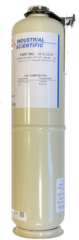 Industrial Scientific, 18102939, Cylinder, Calibration Gas, 100 ppm Isobutylene, Steel, 103L
