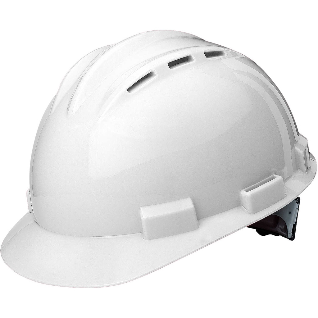 Bullard USA, 62WHBFG, S62, Industrial Safety Helmet, Vented, Cap style, 4 point Flexgen ratchet, White