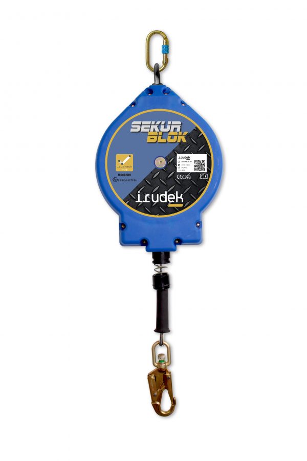 Irudek, Sekurblok 30, Self-Retracting Lifeline, Steel Cable, 30 Meters