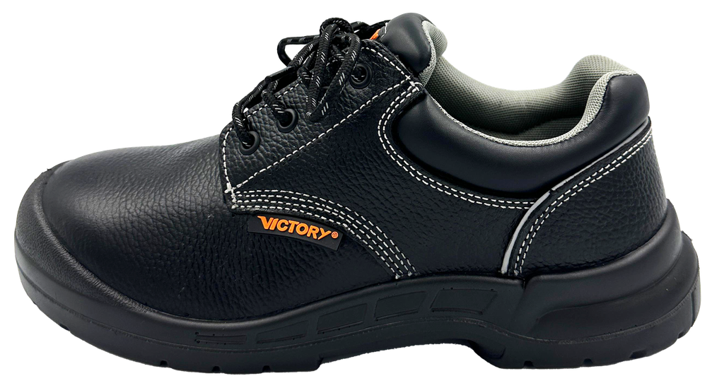Victory, AirStep VS100, Low-cut Safety Shoes, Lace-Up, S1PS SR, Black, Size UK 03
