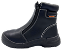 Victory, AirStep VS103, Mid-cut Safety Shoes, Side-Zip, S3S SR, Black, Size UK 03