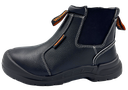 Victory, AirStep VS104, Mid-cut Safety Shoes, Slip-On, S3S SR, Black, Size UK 03
