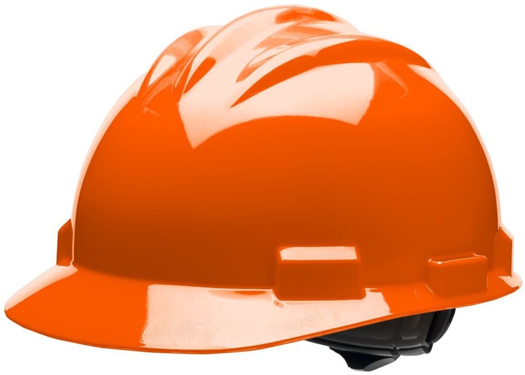 Bullard USA, 61ORBFG, S61, Industrial Safety Helmet, Non-vented, Cap style, 4 point Flexgen ratchet, Orange