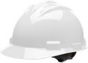 Bullard USA, 61WHBFG, S61, Industrial Safety Helmet, Non-vented, Cap style, 4 point Flexgen ratchet, White