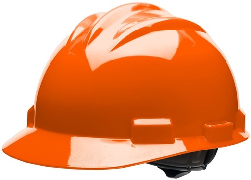 [50BUL-ISHM-61ORBFG] Bullard USA, 61ORBFG, S61, Industrial Safety Helmet, Non-vented, Cap style, 4 point Flexgen ratchet, Orange