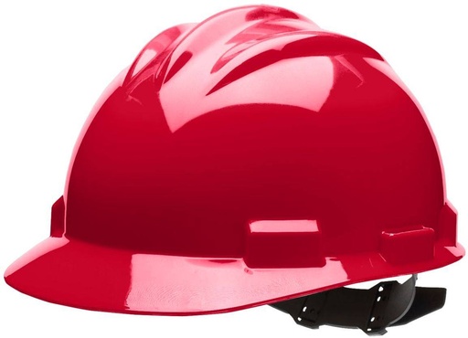 [50BUL-ISHM-61RDBFG] Bullard USA, 61RDBFG, S61, Industrial Safety Helmet, Non-vented, Cap style, 4 point Flexgen ratchet, Red