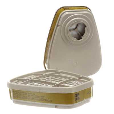 [563M-MGVC-6006] 3M, 6006, Multi Gas & Vapour Cartridges, 2pcs/BOX and 60ea/CASE