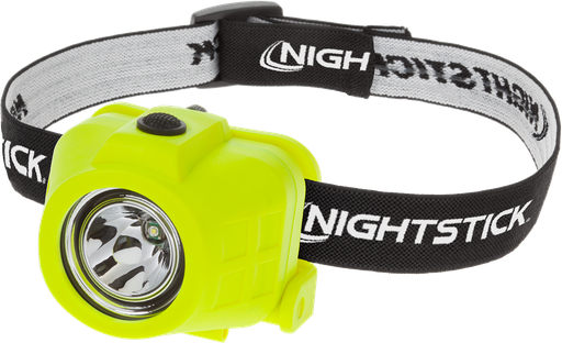 [WEB-NS-5450G] Nightstick, Intrinsically Safe Headlamp - 3 AAA, Lime Green - UL913 / ATEX Zone 0, 5450G