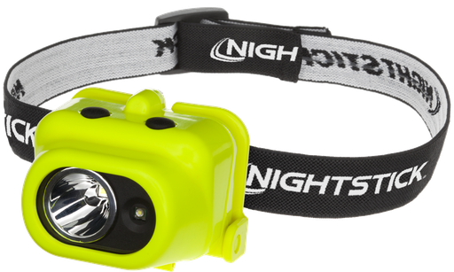 [WEB-NS-5454G] Nightstick, Intrinsically Safe Headlamp - 3 AAA, Lime Green - UL913 / ATEX Zone 0, 5454G