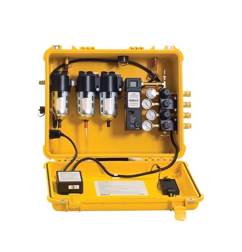 [WEBSITE] Bullard USA, Respiratory, SAR, Air Filtration, CAB, 50 CFM Box, 10 PPM, Manifold, 4 Outlet, Hansen/ Industrial Interchange Coupler