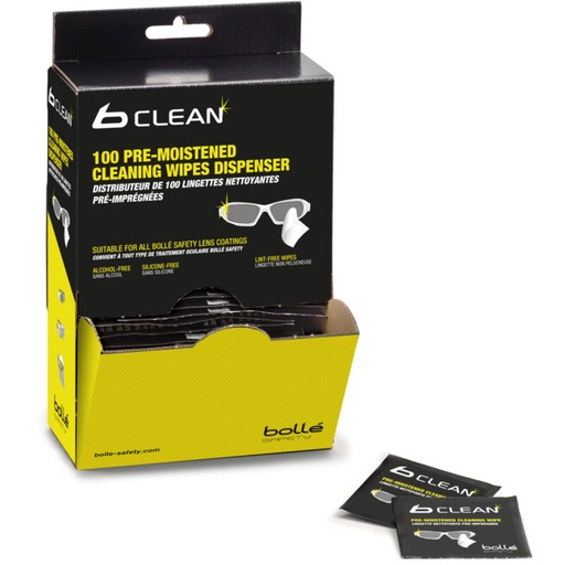 [WEBSITE] Bolle Safety, PACW100, B100 B-Clean Lens Cleaning Tissue Dispenser(100pcs)