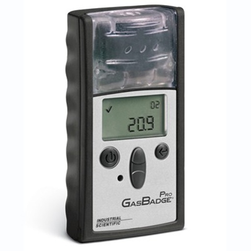 [WEBSITE] Industrial Scientific, 18100060-3, Gasbadge Pro, O2, Colour: Black