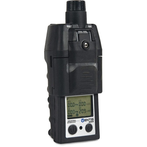 [WEBSITE] Industrial Scientific, K1232110A01, Ventis MX4, LEL (Pentane), CO, H2S, O2 Li-ion Ext Range, Desktop Charger, Pump, Black, MED, English