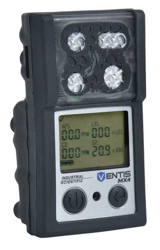 [WEBSITE] Industrial Scientific, K1234100A01, Ventis MX4, LEL (Pentane), CO, H2S, O2 Slim Extended Li-ion Battery, Desktop Charger, Without Pump, Black, MED, English