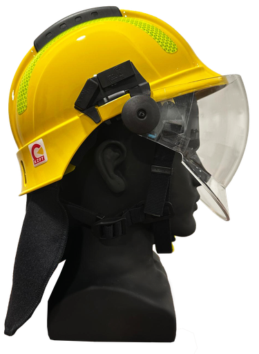 [WEBSITE] Brandbull, Tytan MAX HTM 102, Fire Helmet, Yellow with Yellow Reflective