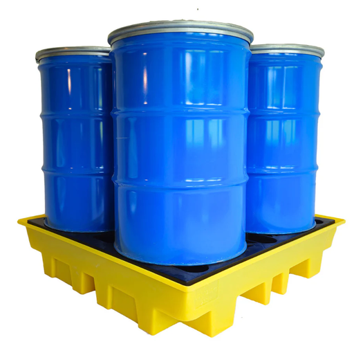 [WEB-SPL-TSSBP4L] Spill Station, Model: TSSBP4L, 4-Drum Spill Pallet