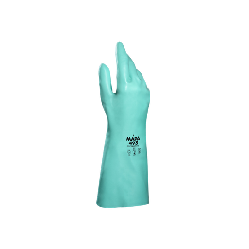 [WEBSITE] Mapa Professional, Ultranitril 493, Chemical Gloves, Nitrile, Green, 39cm