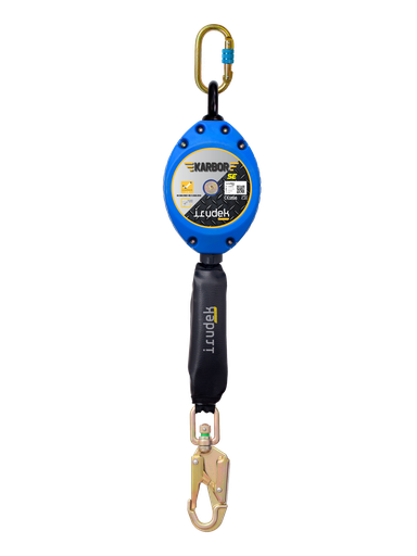 [WEB-IRK-KARBOR6SE] Irudek, Karbor 6-SE, Self-Retracting Lifeline, Webbing Cable, Energy Absorber, 6 Meters