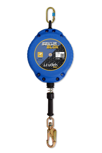 [WEB-IRK-SEK15] Irudek, Sekurblok 15, Self-Retracting Lifeline, Steel Cable, 15 Meters