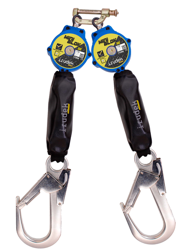 [WEBSITE] Irudek, Twinblok SE-H, Self-Retracting Lifeline, Twin Leg, Energy Absorber, Scaffold Hooks, 2 Meters