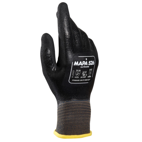 Mapa Professional, Ultrane 526, Handling Gloves, Nitrile Grip & Proof ...